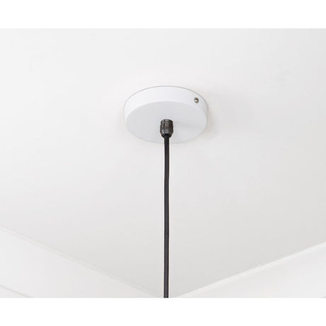 From The Anvil - Smooth Nickel Frankley Pendant in Flock | Sku. 49721SF | Trade Door Handles.