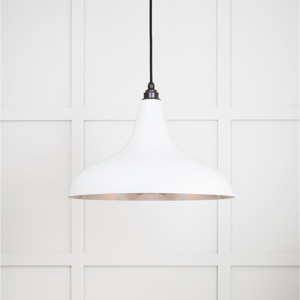 From The Anvil - Smooth Nickel Frankley Pendant in Flock | Sku. 49721SF | Trade Door Handles.