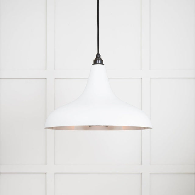 From The Anvil - Smooth Nickel Frankley Pendant in Flock | Sku. 49721SF | Trade Door Handles.