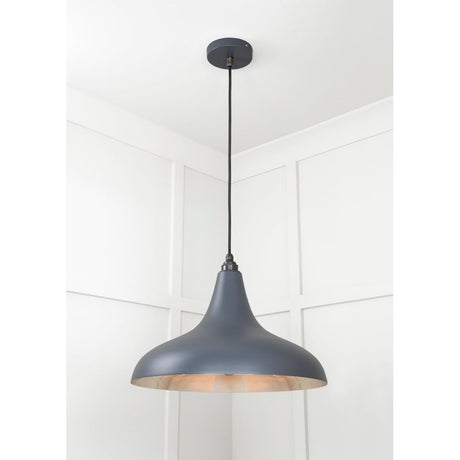 From The Anvil - Smooth Nickel Frankley Pendant in Slate | Sku. 49721SSL | Trade Door Handles.