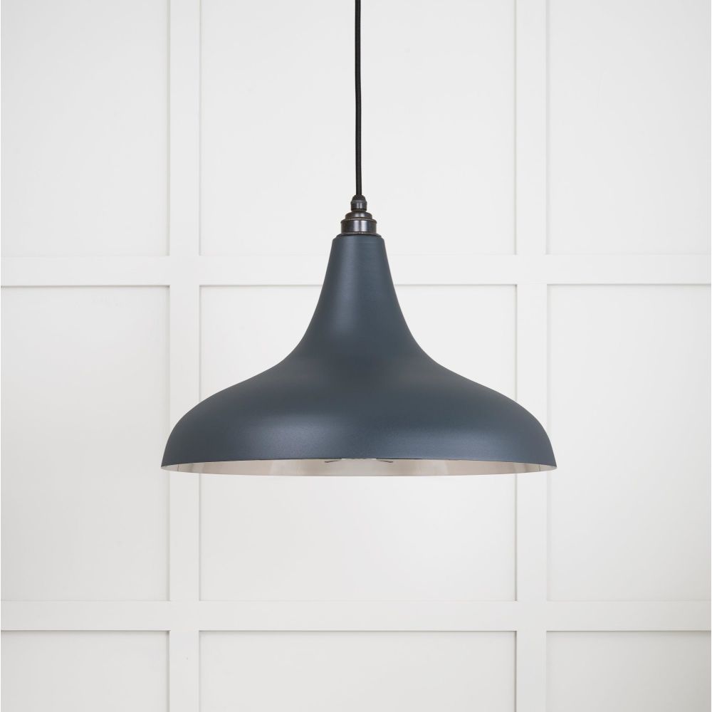 From The Anvil - Smooth Nickel Frankley Pendant in Soot | Sku. 49721SSO | Trade Door Handles.