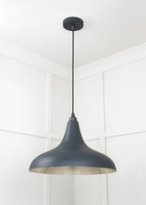 From The Anvil - Smooth Nickel Frankley Pendant in Soot | Sku. 49721SSO | Trade Door Handles.