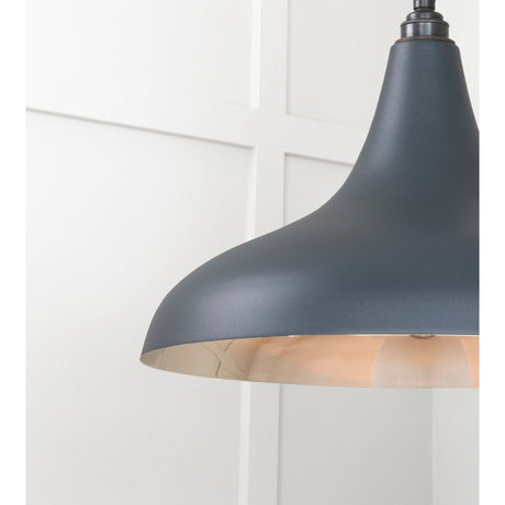 From The Anvil - Smooth Nickel Frankley Pendant in Soot | Sku. 49721SSO | Trade Door Handles.