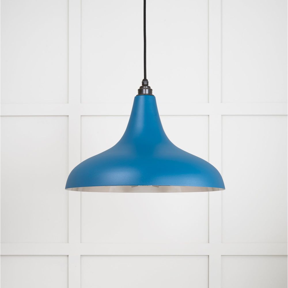 From The Anvil - Smooth Nickel Frankley Pendant in Upstream | Sku. 49721SU | Trade Door Handles.