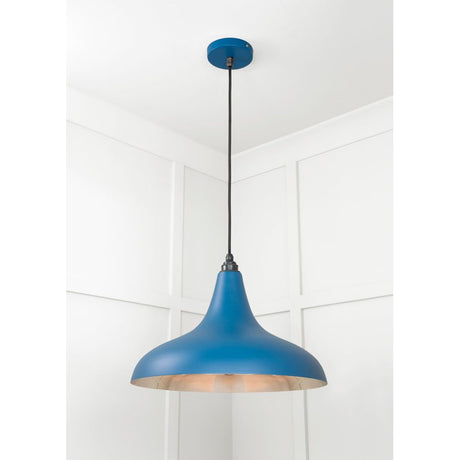 From The Anvil - Smooth Nickel Frankley Pendant in Upstream | Sku. 49721SU | Trade Door Handles.