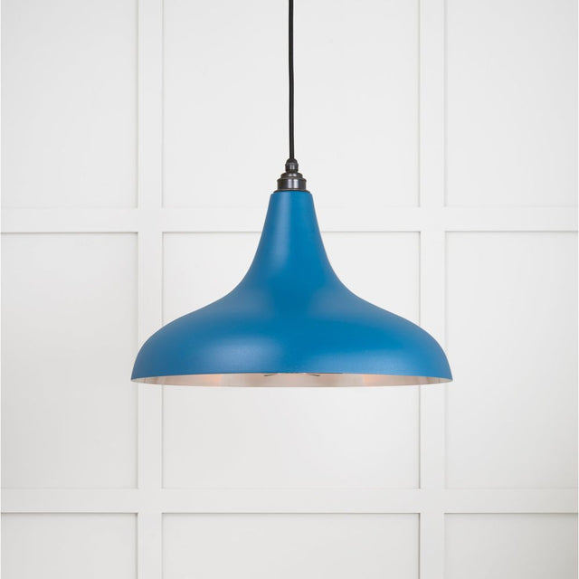 From The Anvil - Smooth Nickel Frankley Pendant in Upstream | Sku. 49721SU | Trade Door Handles.