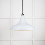 From The Anvil - Smooth Brass Frankley Pendant in Birch | Sku. 49722SBI | Trade Door Handles.
