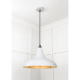 From The Anvil - Smooth Brass Frankley Pendant in Birch | Sku. 49722SBI | Trade Door Handles.