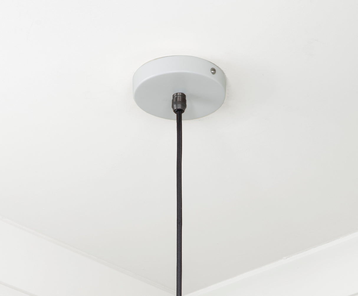 From The Anvil - Smooth Brass Frankley Pendant in Birch | Sku. 49722SBI | Trade Door Handles.