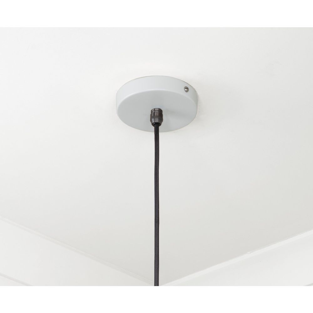 From The Anvil - Smooth Brass Frankley Pendant in Birch | Sku. 49722SBI | Trade Door Handles.