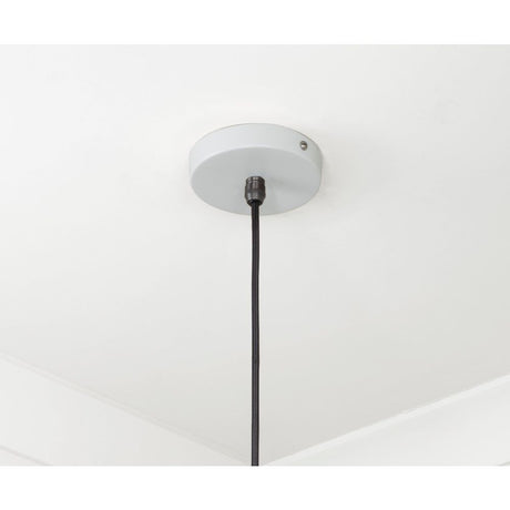 From The Anvil - Smooth Brass Frankley Pendant in Birch | Sku. 49722SBI | Trade Door Handles.