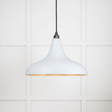 From The Anvil - Smooth Brass Frankley Pendant in Birch | Sku. 49722SBI | Trade Door Handles.
