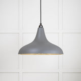 From The Anvil - Smooth Brass Frankley Pendant in Bluff | Sku. 49722SBL | Trade Door Handles.