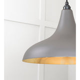 From The Anvil - Smooth Brass Frankley Pendant in Bluff | Sku. 49722SBL | Trade Door Handles.