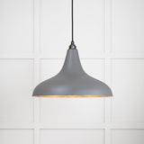 From The Anvil - Smooth Brass Frankley Pendant in Bluff | Sku. 49722SBL | Trade Door Handles.