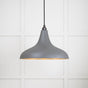 From The Anvil - Smooth Brass Frankley Pendant in Bluff | Sku. 49722SBL | Trade Door Handles.