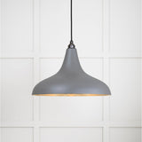 From The Anvil - Smooth Brass Frankley Pendant in Bluff | Sku. 49722SBL | Trade Door Handles.