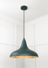 From The Anvil - Smooth Brass Frankley Pendant in Dingle | Sku. 49722SDI | Trade Door Handles.