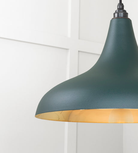 From The Anvil - Smooth Brass Frankley Pendant in Dingle | Sku. 49722SDI | Trade Door Handles.
