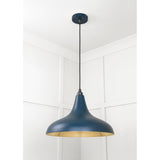 From The Anvil - Smooth Brass Frankley Pendant in Dusk | Sku. 49722SDU | Trade Door Handles.