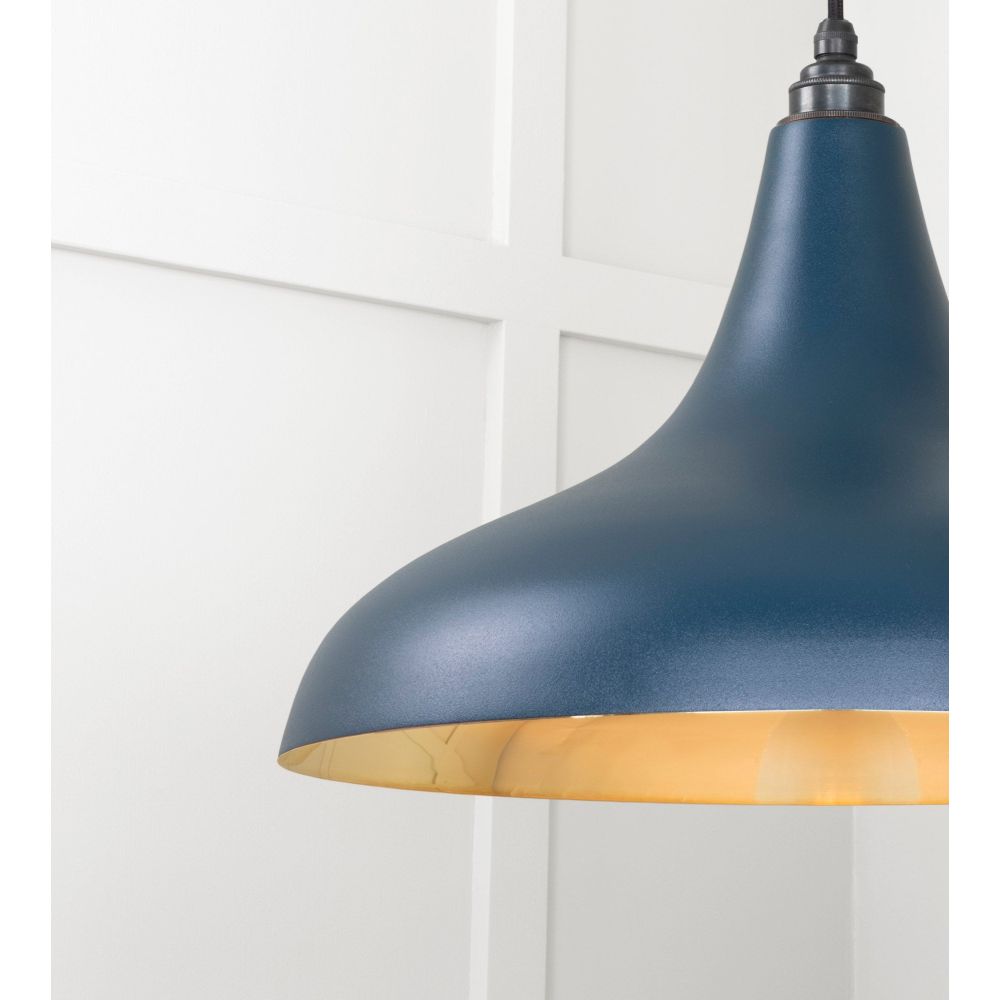 From The Anvil - Smooth Brass Frankley Pendant in Dusk | Sku. 49722SDU | Trade Door Handles.