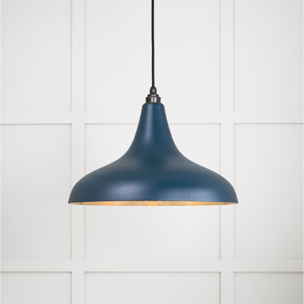 From The Anvil - Smooth Brass Frankley Pendant in Dusk | Sku. 49722SDU | Trade Door Handles.
