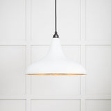 From The Anvil - Smooth Brass Frankley Pendant in Flock | Sku. 49722SF | Trade Door Handles.