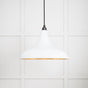From The Anvil - Smooth Brass Frankley Pendant in Flock | Sku. 49722SF | Trade Door Handles.