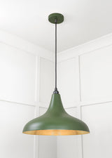 From The Anvil - Smooth Brass Frankley Pendant in Heath | Sku. 49722SH | Trade Door Handles.
