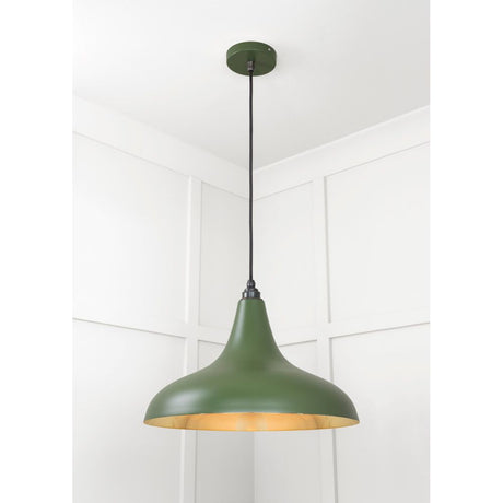 From The Anvil - Smooth Brass Frankley Pendant in Heath | Sku. 49722SH | Trade Door Handles.