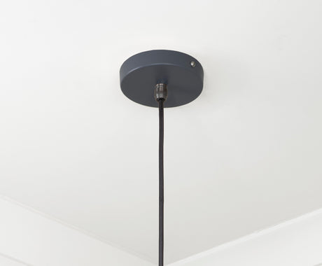 From The Anvil - Smooth Brass Frankley Pendant in Slate | Sku. 49722SSL | Trade Door Handles.