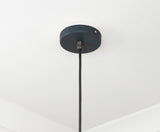 From The Anvil - Smooth Brass Frankley Pendant in Soot | Sku. 49722SSO | Trade Door Handles.