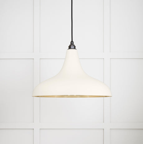 From The Anvil - Smooth Brass Frankley Pendant in Teasel | Sku. 49722STE | Trade Door Handles.