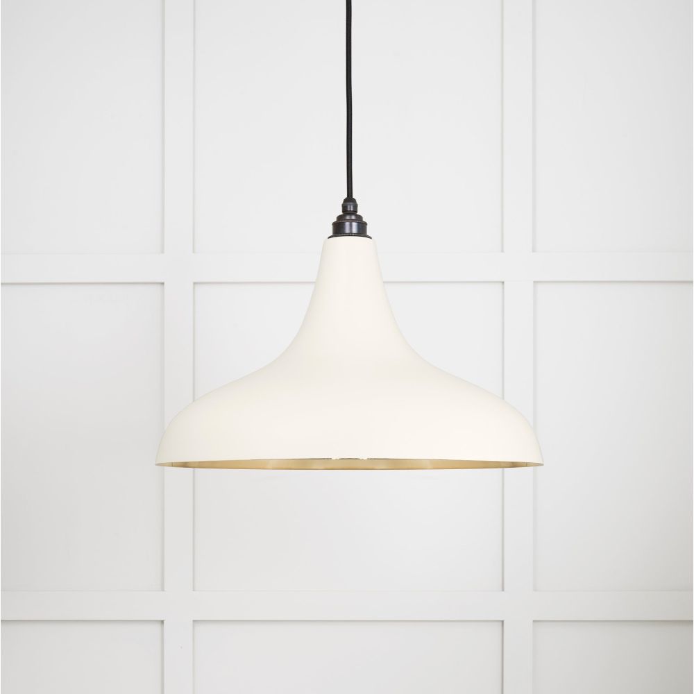 From The Anvil - Smooth Brass Frankley Pendant in Teasel | Sku. 49722STE | Trade Door Handles.