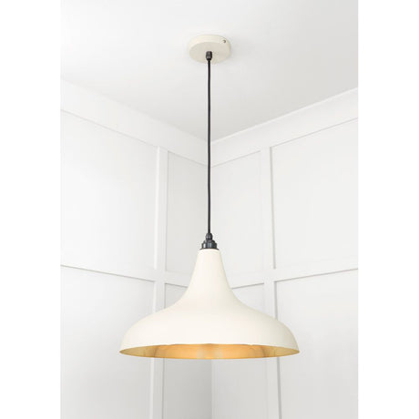 From The Anvil - Smooth Brass Frankley Pendant in Teasel | Sku. 49722STE | Trade Door Handles.