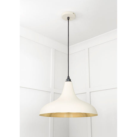 From The Anvil - Smooth Brass Frankley Pendant in Teasel | Sku. 49722STE | Trade Door Handles.