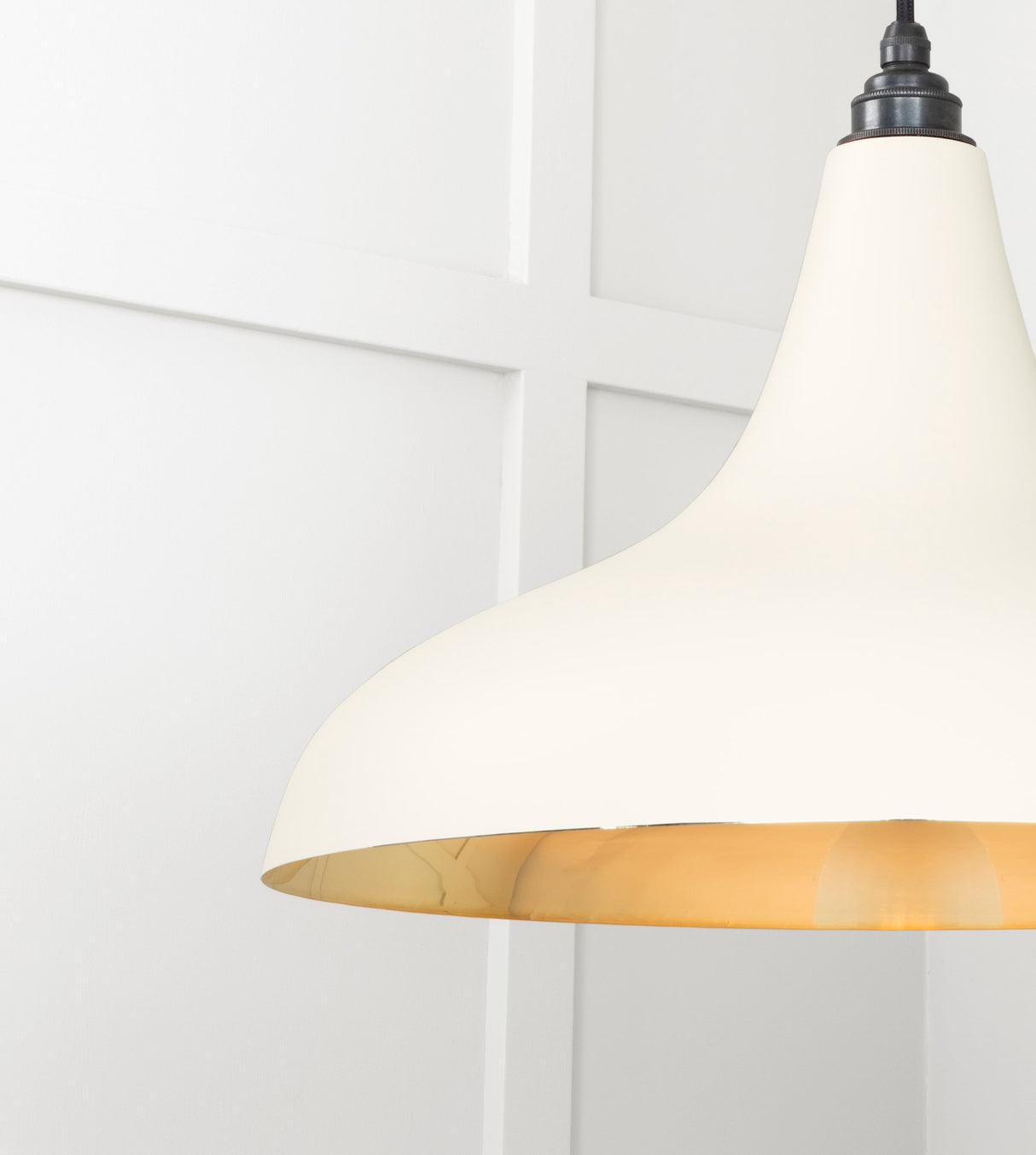 From The Anvil - Smooth Brass Frankley Pendant in Teasel | Sku. 49722STE | Trade Door Handles.