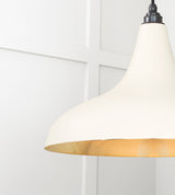 From The Anvil - Smooth Brass Frankley Pendant in Teasel | Sku. 49722STE | Trade Door Handles.