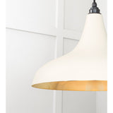 From The Anvil - Smooth Brass Frankley Pendant in Teasel | Sku. 49722STE | Trade Door Handles.