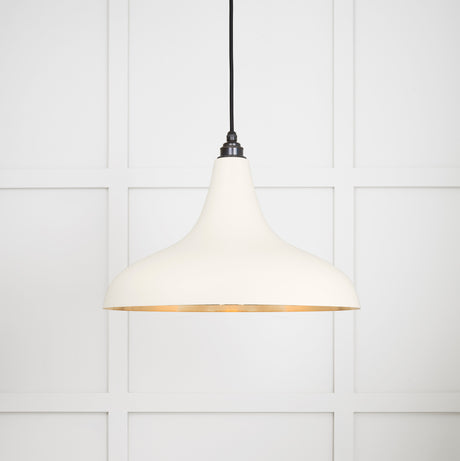 From The Anvil - Smooth Brass Frankley Pendant in Teasel | Sku. 49722STE | Trade Door Handles.
