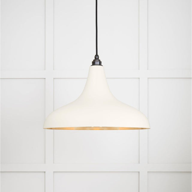 From The Anvil - Smooth Brass Frankley Pendant in Teasel | Sku. 49722STE | Trade Door Handles.