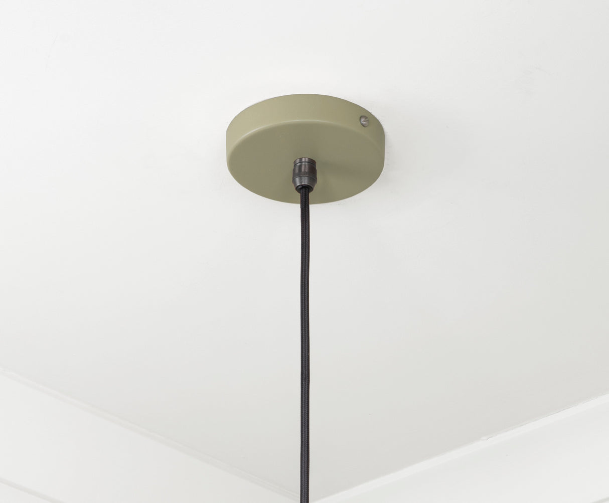 From The Anvil - Smooth Brass Frankley Pendant in Tump | Sku. 49722STU | Trade Door Handles.