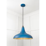 From The Anvil - Smooth Brass Frankley Pendant in Upstream | Sku. 49722SU | Trade Door Handles.