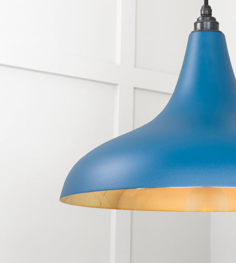 From The Anvil - Smooth Brass Frankley Pendant in Upstream | Sku. 49722SU | Trade Door Handles.