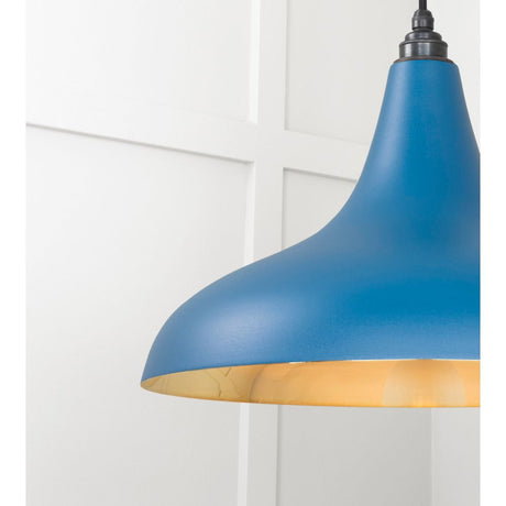 From The Anvil - Smooth Brass Frankley Pendant in Upstream | Sku. 49722SU | Trade Door Handles.