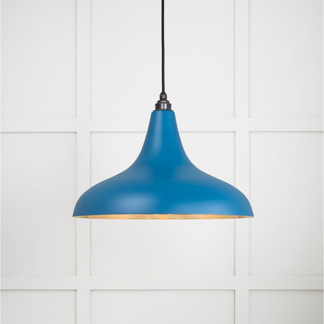From The Anvil - Smooth Brass Frankley Pendant in Upstream | Sku. 49722SU | Trade Door Handles.