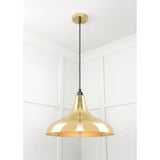 From The Anvil - Smooth Brass Frankley Pendant | Sku. 49722 | Trade Door Handles.
