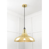 From The Anvil - Smooth Brass Frankley Pendant | Sku. 49722 | Trade Door Handles.