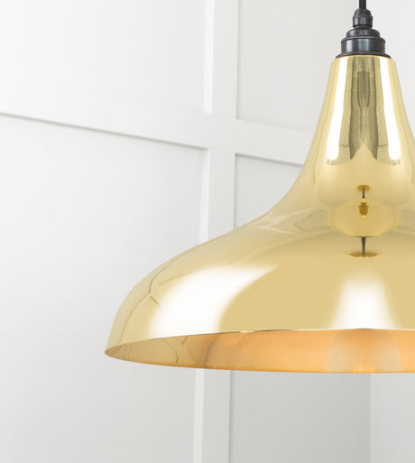 From The Anvil - Smooth Brass Frankley Pendant | Sku. 49722 | Trade Door Handles.