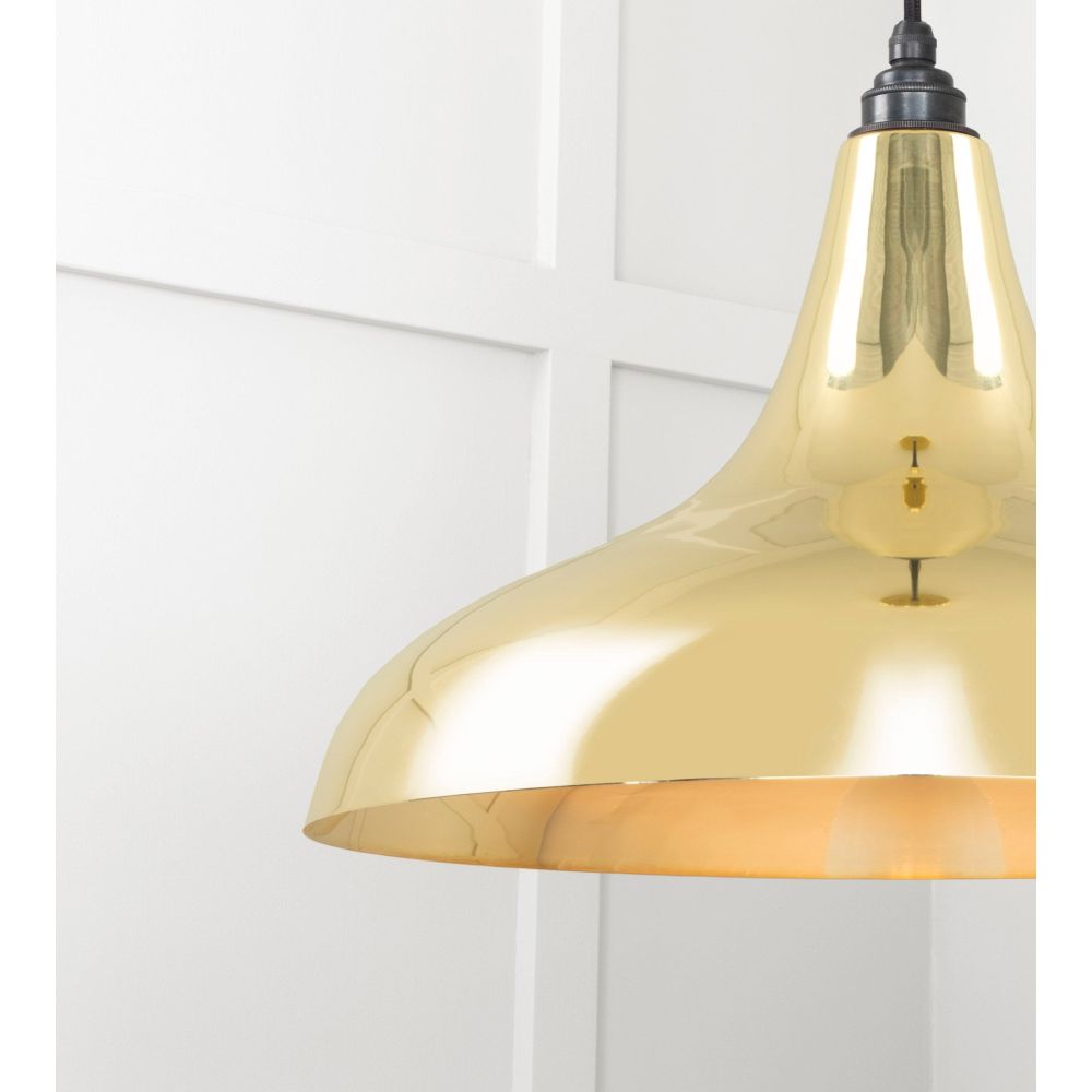 From The Anvil - Smooth Brass Frankley Pendant | Sku. 49722 | Trade Door Handles.